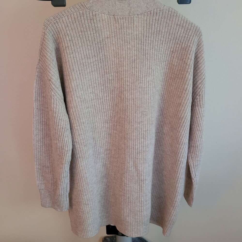 Electric & Rose Everyday Cardigan in Oatmeal Heather - Picture 7 of 14